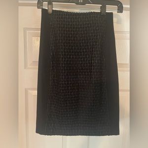 Banana republic ribbed black pencil skirt size 0